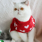 Festive Princess Dress Sweater for Cats