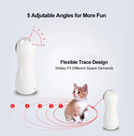 Automatic Laser Cat Toy – Bear Shape