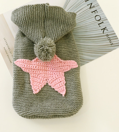 Star Winter Sweater for Cats