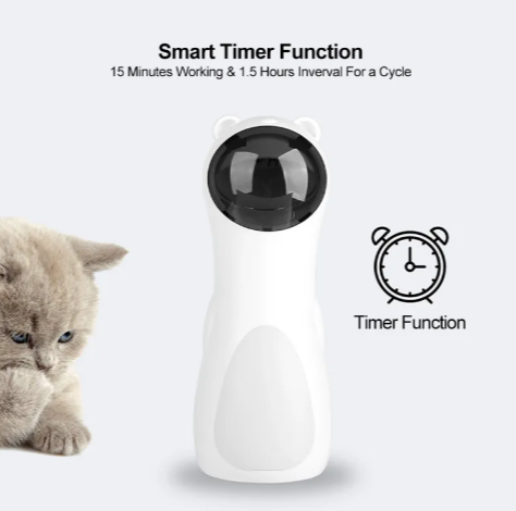 Automatic Laser Cat Toy – Bear Shape